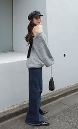 モデル:164cm(着用サイズ:FREE 着用カラー:GRY)