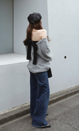 モデル:164cm(着用サイズ:FREE 着用カラー:GRY)