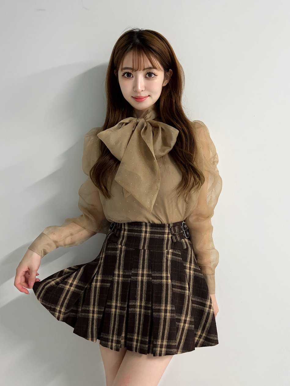 モデル:159cm(着用サイズ:FREE 着用カラー:BEG)