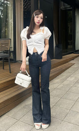 モデル:156cm(着用サイズ:FREE 着用カラー:WHT)
