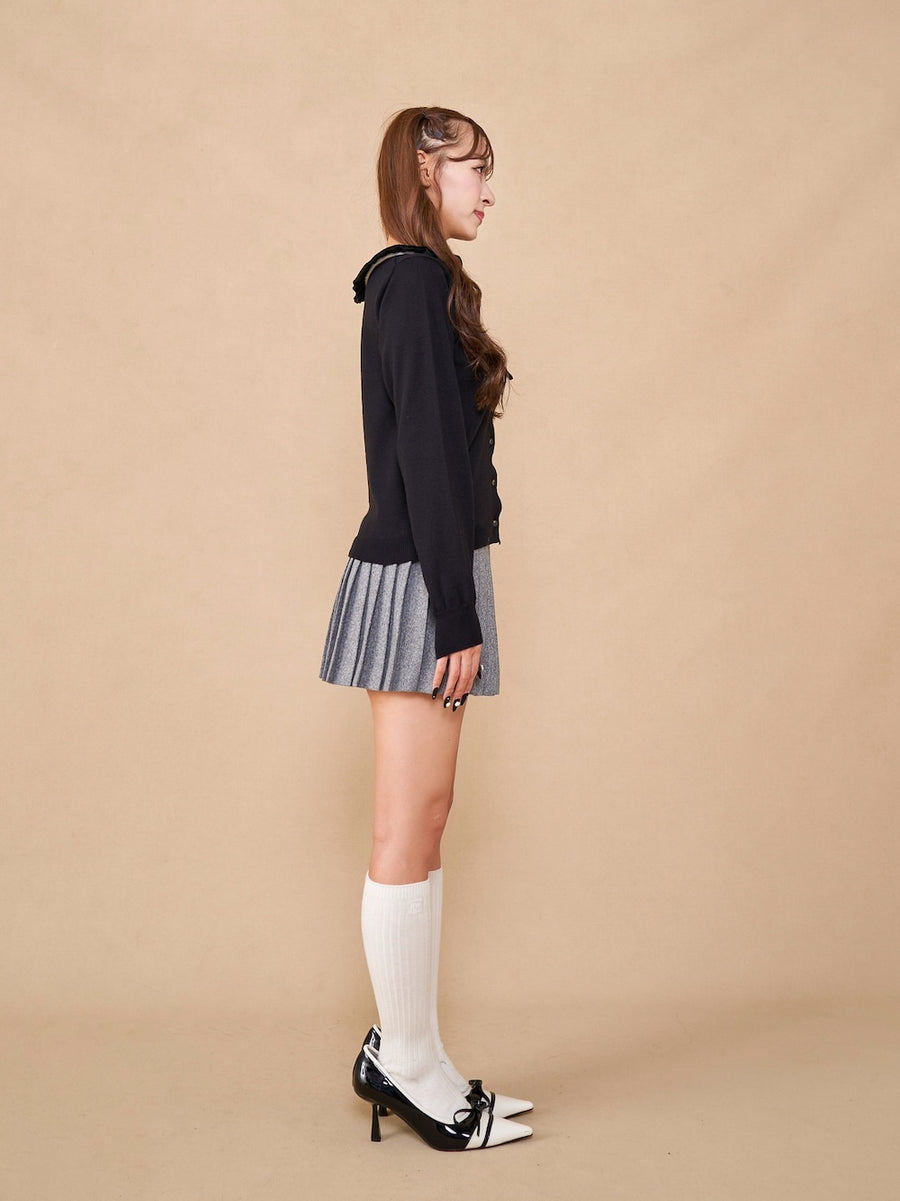 モデル:156cm(着用サイズ:FREE 着用カラー:BLK)