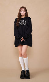 モデル:156cm(着用サイズ:FREE 着用カラー:BLK)