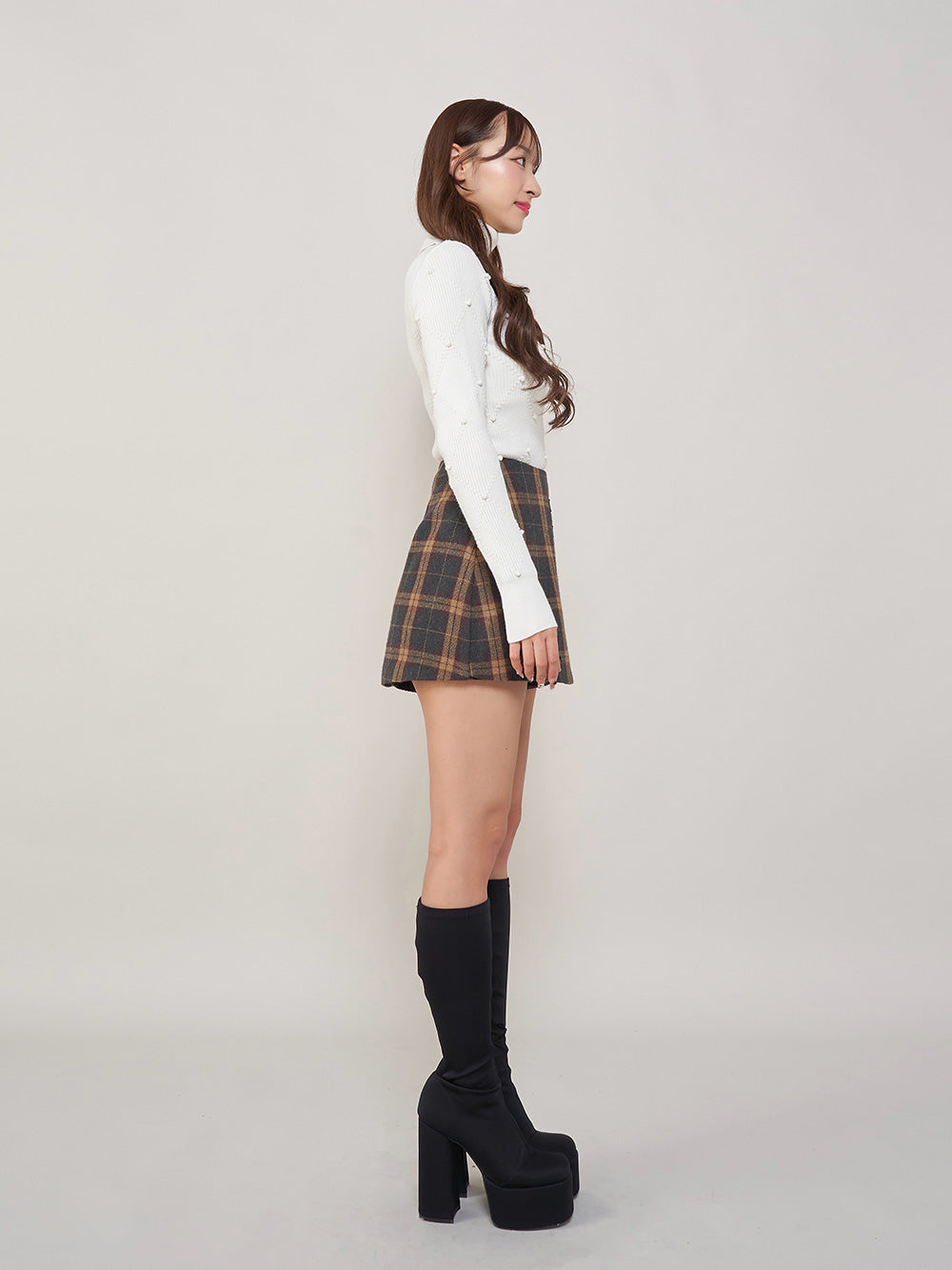 モデル:156cm(着用サイズ:S 着用カラー:GRY)
