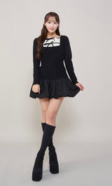 モデル:156cm(着用サイズ:FREE 着用カラー:BLK)