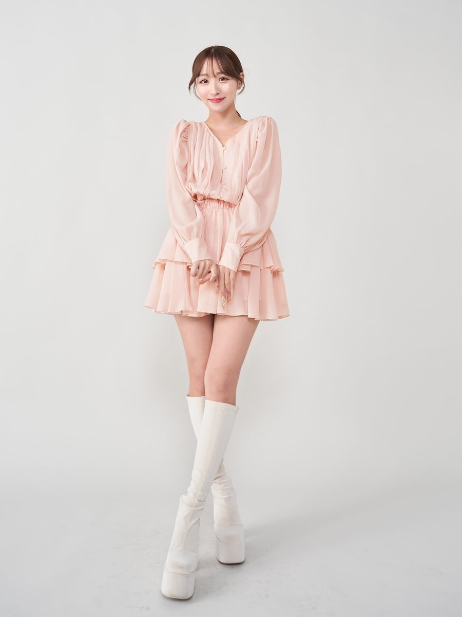モデル:156cm(着用サイズ:FREE 着用カラー:PNK)