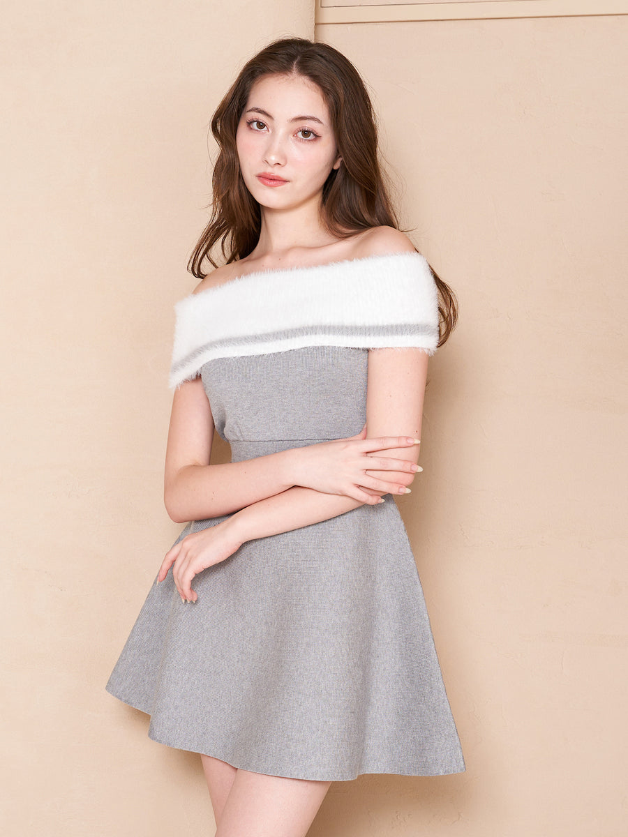 モデル:165cm(着用サイズ:FREE 着用カラー:GRY)
