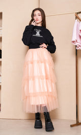 モデル:165cm(着用サイズ:FREE 着用カラー:BLK)