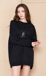 モデル:165cm(着用サイズ:FREE 着用カラー:BLK)