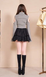 モデル:165cm(着用サイズ:FREE 着用カラー:GRY)