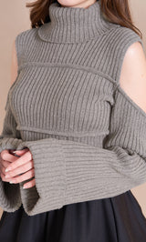 モデル:165cm(着用サイズ:FREE 着用カラー:GRY)