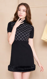 モデル:165cm(着用サイズ:FREE 着用カラー:BLK)