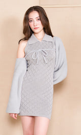 モデル:165cm(着用サイズ:FREE 着用カラー:GRY)