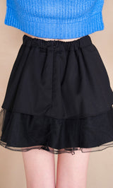モデル:165cm(着用サイズ:FREE 着用カラー:BLK)