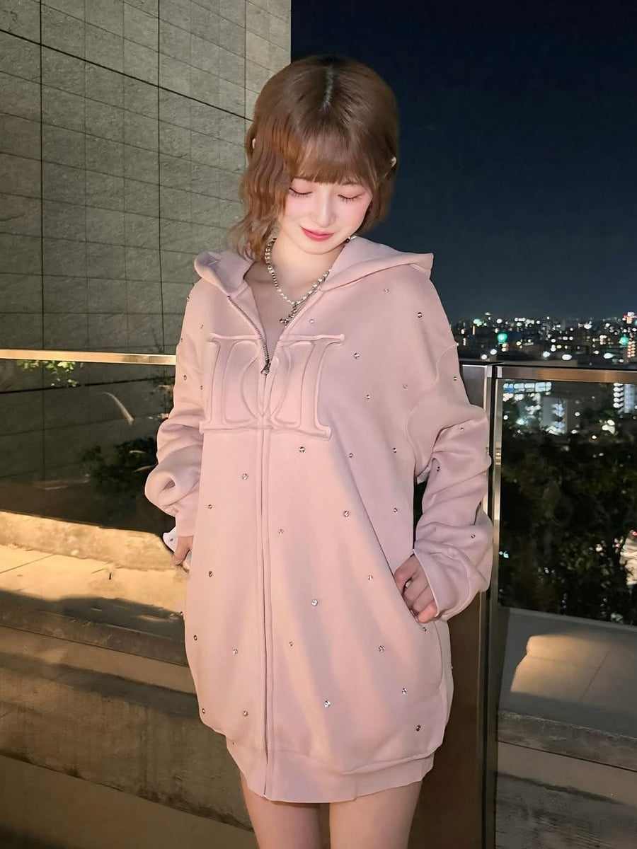 モデル:158cm(着用サイズ:FREE 着用カラー:PNK)