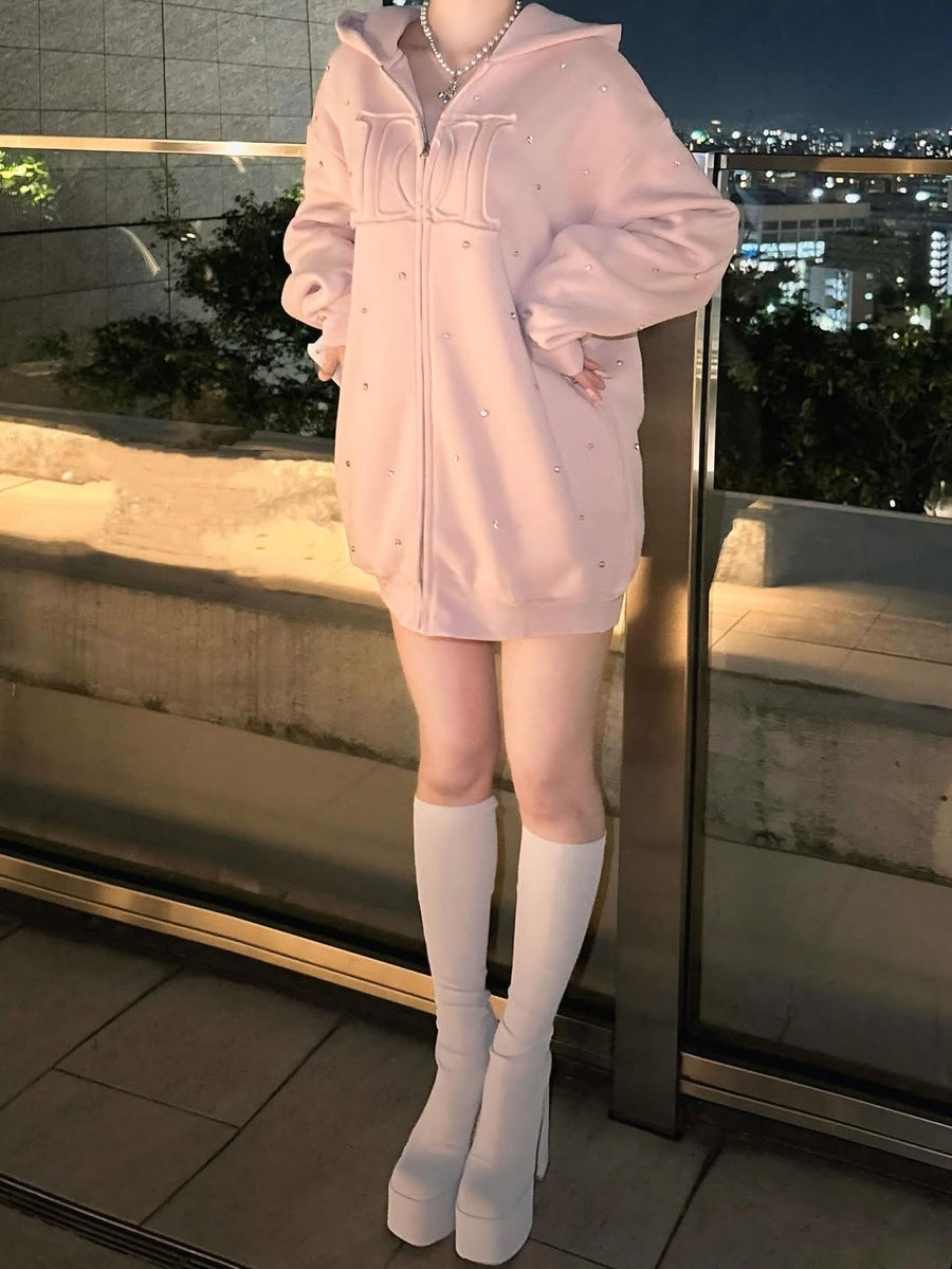 モデル:158cm(着用サイズ:FREE 着用カラー:PNK)