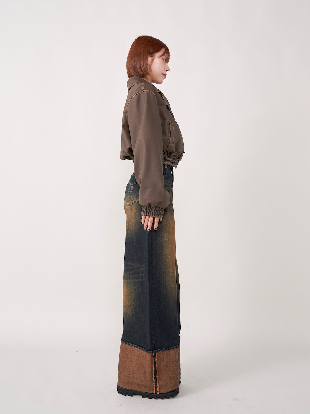 モデル:155cm(着用サイズ:S 着用カラー:IND)