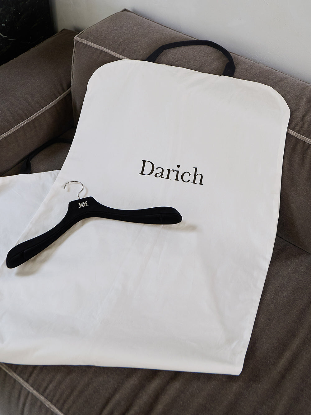 【Darichロゴガーメント&DDロゴベロアハンガー付き】ケープチェックナポレオンコート