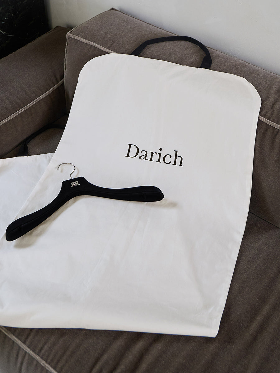 【Darichロゴガーメント&DDロゴベロアハンガー付き】ケープチェックナポレオンコート