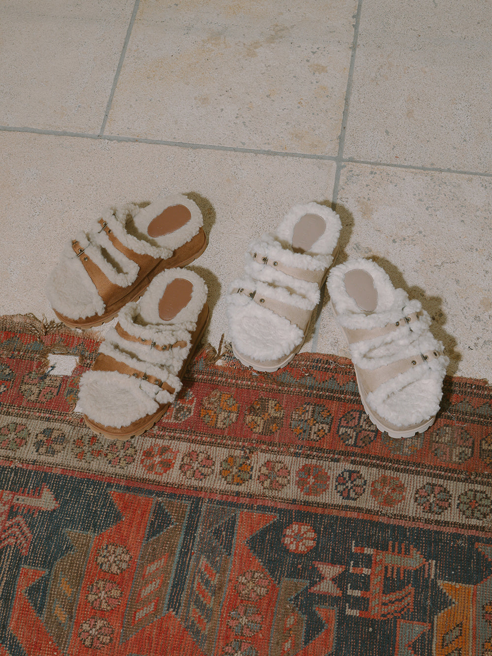 フェイクムートンベルトスリッポン