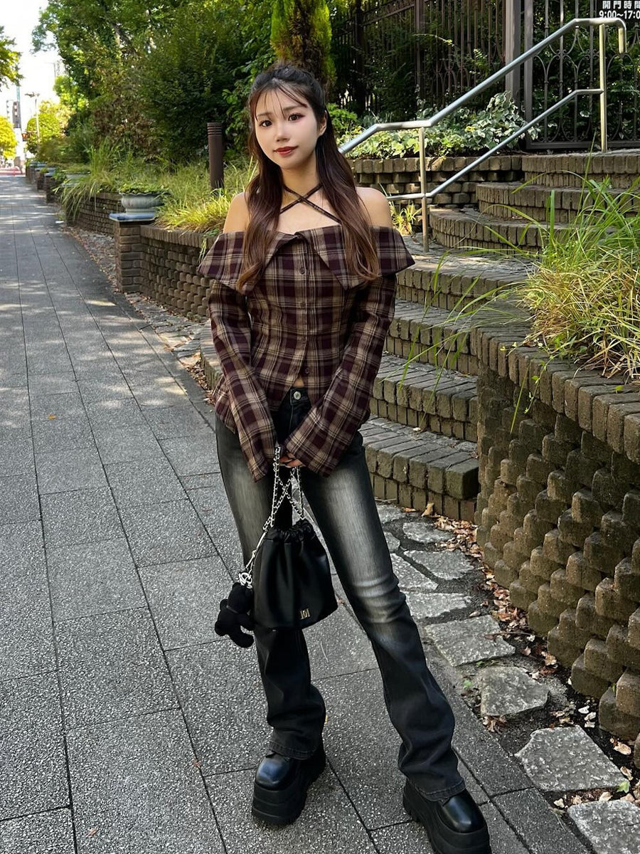 モデル:158cm(着用サイズ:FREE 着用カラー:BRN)