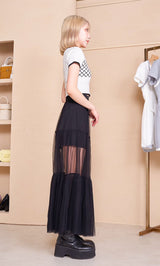 モデル:160cm(着用サイズ:FREE 着用カラー:WHT)