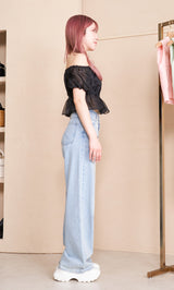 モデル:160cm(着用サイズ:FREE 着用カラー:BLK)
