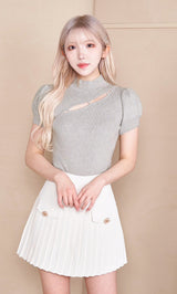 モデル:160cm(着用サイズ:FREE 着用カラー:GRY)