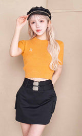 モデル:160cm(着用サイズ:FREE 着用カラー:ORG)