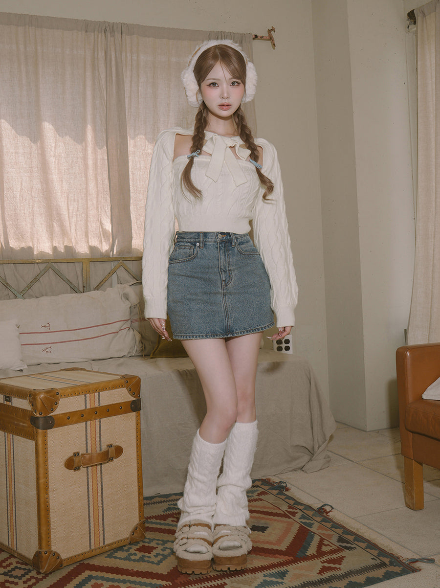 モデル:163cm(着用サイズ:FREE 着用カラー:WHT)