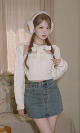 モデル:163cm(着用サイズ:FREE 着用カラー:WHT)