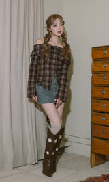 モデル:163cm(着用サイズ:FREE 着用カラー:BRN)