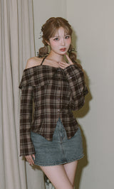 モデル:163cm(着用サイズ:FREE 着用カラー:BRN)