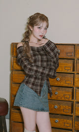 モデル:163cm(着用サイズ:FREE 着用カラー:BRN)