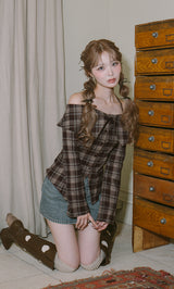 モデル:163cm(着用サイズ:FREE 着用カラー:BRN)