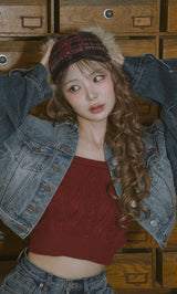 モデル:163cm(着用サイズ:FREE 着用カラー:BLU)