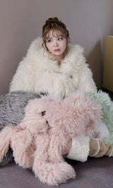 モデル:163cm(着用サイズ:FREE 着用カラー:IVO)
