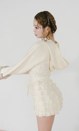モデル:163cm(着用サイズ:FREE 着用カラー:WHT)