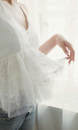 モデル:163cm(着用サイズ:FREE 着用カラー:WHT)