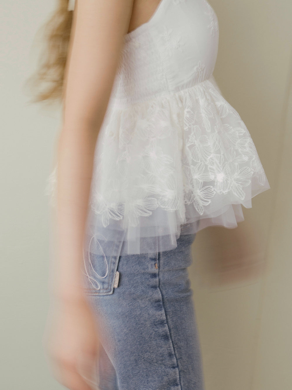モデル:163cm(着用サイズ:FREE 着用カラー:WHT)