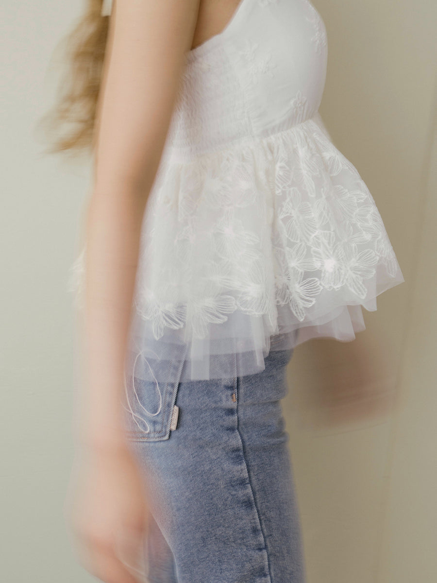 モデル:163cm(着用サイズ:FREE 着用カラー:WHT)