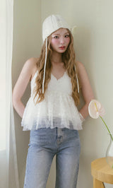 モデル:163cm(着用サイズ:FREE 着用カラー:WHT)