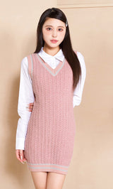 モデル:155cm(着用サイズ:FREE 着用カラー:PNK)