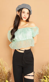 モデル:155cm(着用サイズ:FREE 着用カラー:MNT)