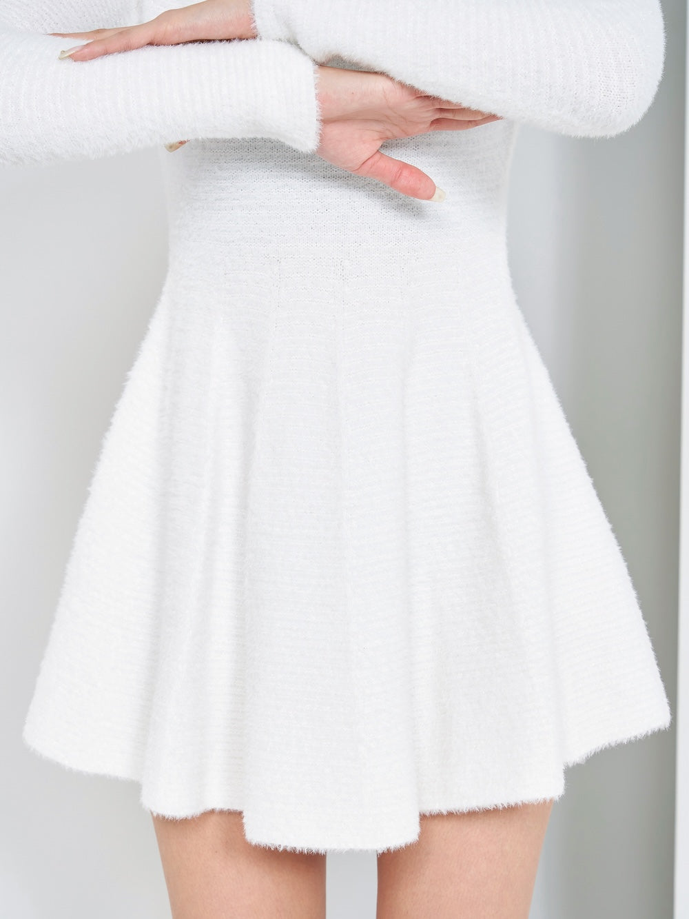 モデル:163cm(着用サイズ:FREE 着用カラー:IVO)