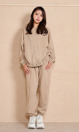 モデル:163cm(着用サイズ:FREE 着用カラー:BEG)