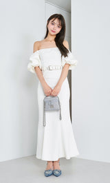 モデル:163cm(着用サイズ:FREE 着用カラー:WHT)