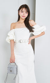 モデル:163cm(着用サイズ:FREE 着用カラー:WHT)