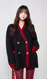 モデル:163cm(着用サイズ:FREE 着用カラー:BLK)