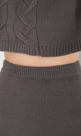 モデル:163cm(着用サイズ:FREE 着用カラー:GRY)