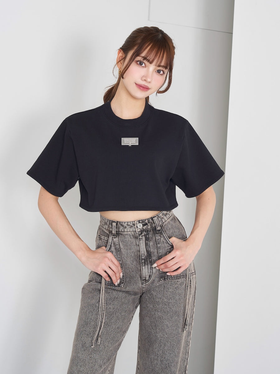 モデル:163cm(着用サイズ:FREE 着用カラー:BLK)